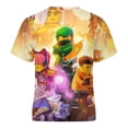 thumbnail image 5 of Ninjago Kid Shirts Unisex Casual Tops 3D Print Graphic Tees Short Sleeve T Shirts for Boys Girls 110CM, 5 of 8