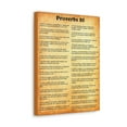 thumbnail image 3 of Scripture Walls Proverbs 20 Chapter Gold Bible Canvas Christian Wall Art Ready to Hang Unframed, 3 of 13