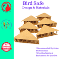 thumbnail image 6 of Bonka Bird Toys Bonka Bird Toys 2302 Pk6 Cardboard Triangles Foot Talon Craft Part Bird Toys, 6 of 7