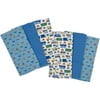 Gerber 6-Pack Flannel Burp Cloths, Boy