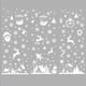 thumbnail image 4 of Pegatina estática de Halloween para ventana, pegatina de alce con copo de nieve blanco, decoración navideña 2025, decoración navideña para el hogar, 4 of 5