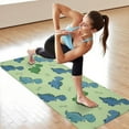 thumbnail image 6 of Green Dinosaurs Bones Pattern Hot Yoga Mat Towel Non Slip for Hot Yoga - Quick-Drying Yoga Mat Cover with 4 Corner Pockets with Travel Bag - Hot Yoga Towel Non Slip 70"x26", 6 of 6