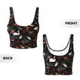 thumbnail image 5 of Lsque Animal Koi Fish Printed Women'S Sports Bra, Compression, Moisture Wicking, High-Impact Sports Bra For Women,Supportive sports bra-X-Large, 5 of 9