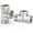 PACK OF 2, variant on 304 Stainless Steel Pipe Fitting, Tee 1/4" x 1/4" x 1/4" NPT Female Thread Adapter(2-PACK)