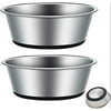 Stainless Steel Dog Bowls, Dog Bowls for Medium Dogs, Dog Food Water Bowls,Heavy Non-Slip Pet Feeder Bowl Set of 2