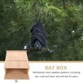 thumbnail image 3 of HOOWIFFY Handcrafted Bat Shelter for Courtyard with Wooden Construction and Simple Installation Hanging Feature, 3 of 6