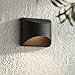 thumbnail image 3 of Possini Euro Design Ratner Modern Contemporary Outdoor LED Black Metal Dark Sky Sconce, 3 of 4