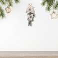 thumbnail image 3 of Poinsettia And Pinecone Door Hanger, 3 of 3