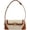 Brown, variant on Clutch Shoulder Bag Small for Women PU Leather Canvas Mini Tote Handbag Purse with Buckle Closure