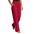 thumbnail image 2 of PBFRDSJ Modal Wide Leg Pants for Women Elastic High Waisted Palazzo Pants Boho Lightweight Trousers with Pockets Sizes XS-2XL, 2 of 9