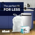 thumbnail image 5 of Plasticplace Custom Fit Trash Bags Compatible with simplehuman Code H, 200 Count, 5 of 8