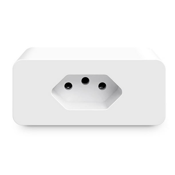 WiFi Soporte inteligente Control de voz Cuenta regresiva Power Outlet 16A Sala de estar Electrodomésticos Controlador Dispositivos electrónicos Brasil Enchufe Jumpingount HA010979-00B