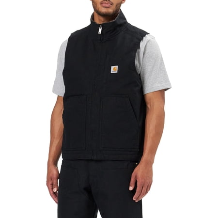 Carhartt Men's Washed Duck Sherpa-Lined Mockneck Vest