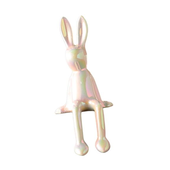Ceramic Statue Tabletop Ornament Elegant Sculpture for Home Decoration and Office Display