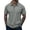 Gray #17, variant on Dresfit Quarter Zip Polo Shirts Men Collared Big and Tall Short Sleeve Shirt 2026 Summer Lightweight Work T-Shirt Breathable Muscle Fit Business Tees White M