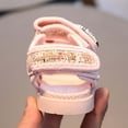 thumbnail image 3 of Bixock Toddler Sandals Summer Sport Style Closed Toe Solid Color Soft Sole Non Beach Toddler Shoes Breathable Boys Shoes, 3 of 6