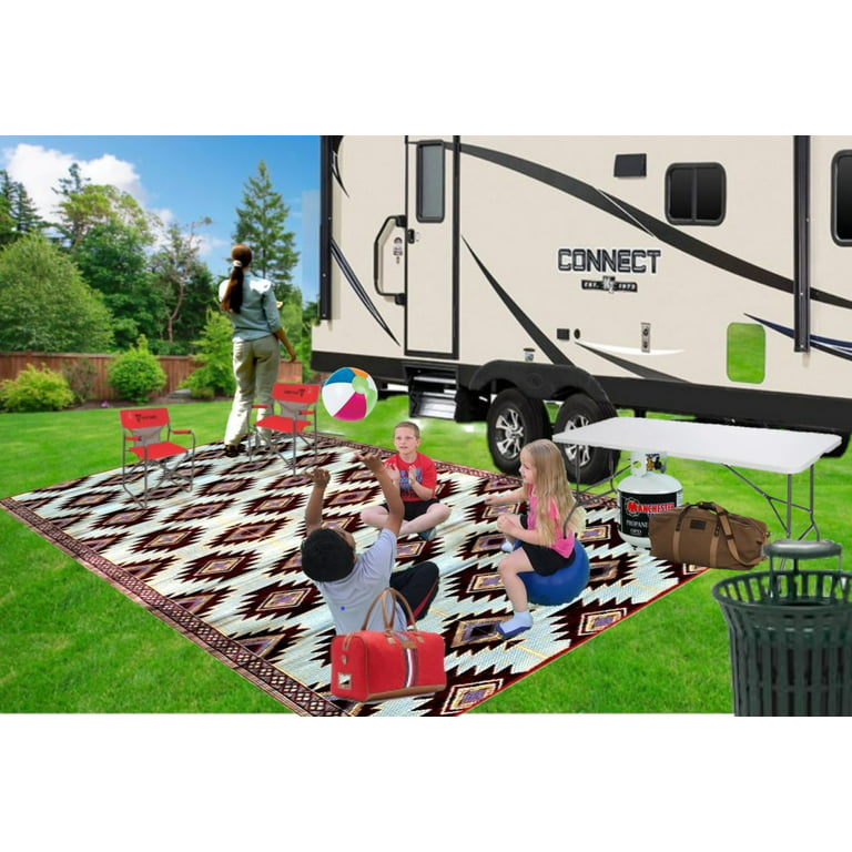 Rv Camping Outdoor Anti Slip Carpet Portable Carpet Camper - Temu
