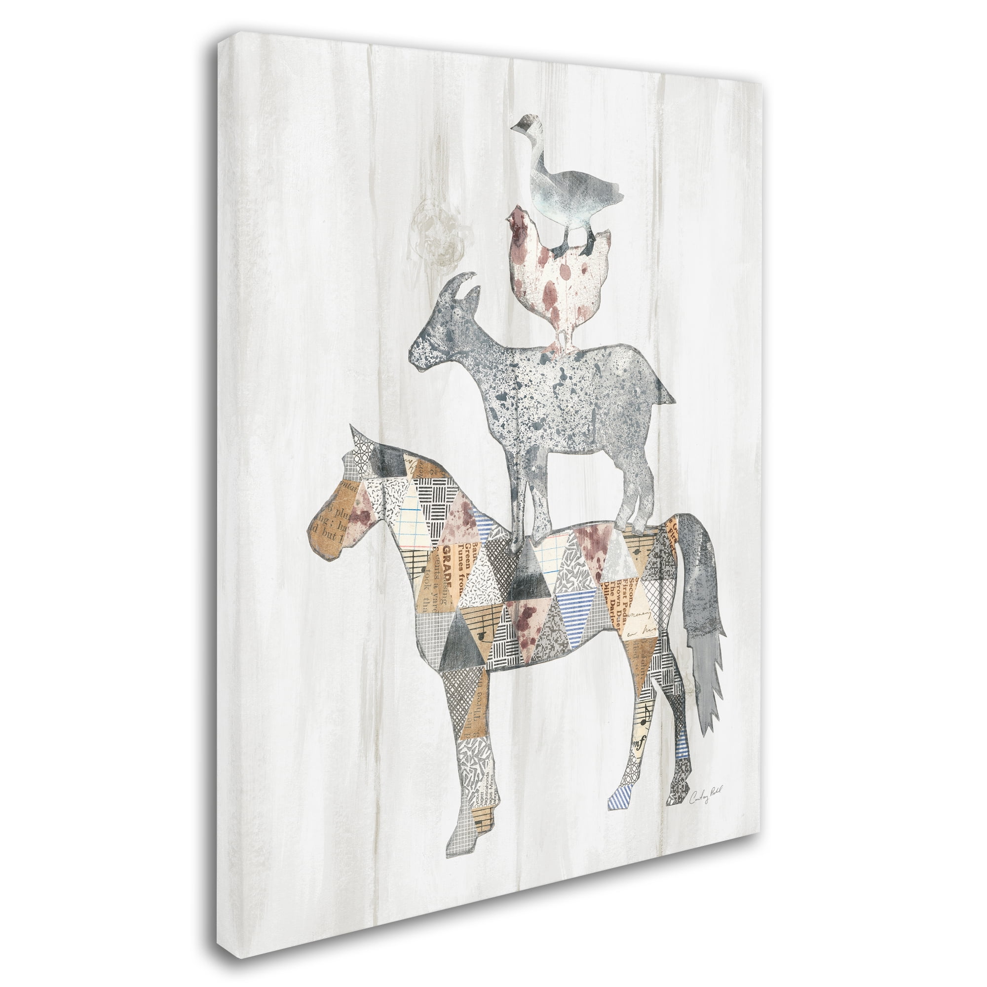 Trademark Fine Art 'Farm Family II' Canvas Art by Courtney Prahl