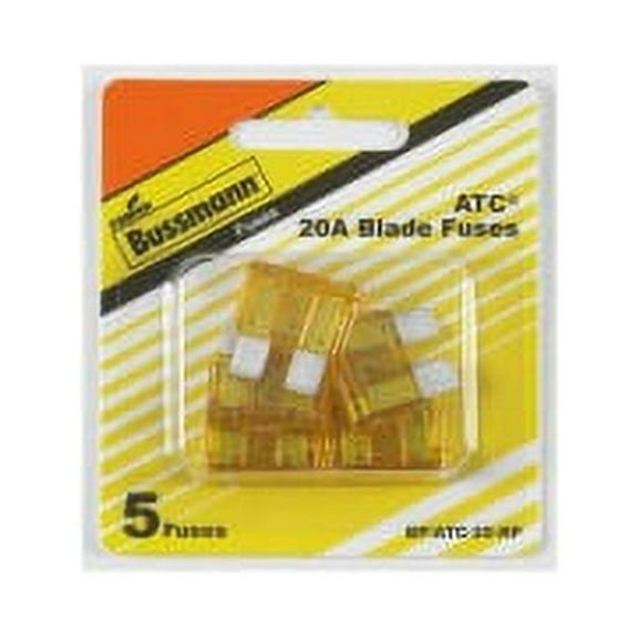 Cooper Bussmann Bp/atc-20-rp Atc Automotive Blade Fuse, 20 Amp (Pack of 7)