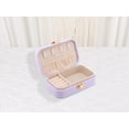 thumbnail image 6 of Unique Bargains Mini PU Leather Jewelry Box Jewelry Organizer Case Purple, 6 of 7