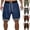 Style1-Navy mens shorts, variant on Mceream Gym Shorts Men Cotton Breathable Basketball Running Athletic Workout Shorts Solid Color Summer Elastic Waist Drawsting Quick Dry Training Shorts Loose Fit Purple XXXXL
