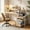 Light Brown, variant on Fnova 63'' Computer Desk, Home Office Desk with File Drawer & Monitor Stand, Industrial Workstation Desk, Dual-Tier Desktop with Adjustable Drawer & Storage, for Home Office, Study & Workspace