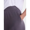 thumbnail image 5 of Athletic Works Women's and Women's Plus French Terry Wide Leg Pants, 31" Inseam, Sizes XS-4X, 5 of 6