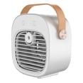 thumbnail image 1 of Mini Climatiseur Rechargeable Refroidisseur d'Eau Réglable Portable Appareil Personnel de Refroidissement Maison Bureau Ventilateur Personnel Intérieur Extérieur Randonnée Refroidissement Blanc, 1 of 8