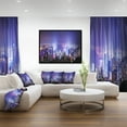 thumbnail image 3 of Design Art Ville De Nuit De Hong Kong  Sur Toile Encadrée, 3 of 4