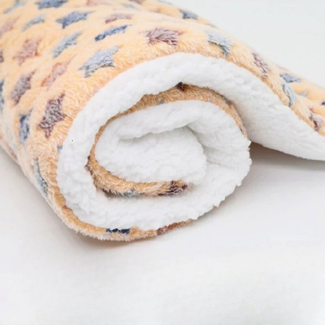 Pet Mat Blanket Winter Warm Cat Mat Dog Mat Blanket Dog Mat Cotton-padded Cat Kennel ShopWise Round
