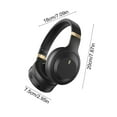 thumbnail image 2 of LACKUST Over-Ear Wireless Bluetooth 5.4 Headphones, Foldable Soft Headband, Low Latency for Gaming & Sports, Long Battery Life, Black, 2 of 2