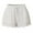 A02-White, variant on ZVAVZ Women's Linen Cotton Shorts,Womens Casual Drawstring High Waisted Shorts Wide Leg Loose Shorts Summer Lounge Pants With Pockets on Sale Khaki 3XL