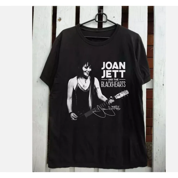 VINTAGE NEW JOAN JETT AND THE BLACKHEARTS Black All Size Unisex Shirt