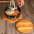 thumbnail image 3 of SXDY Ceramic Large Noodle Bowl Set, Soup Bowl Cereal Bowl Instant Noodle Bowl Kitchen Tableware, With Lid, Spoon, Chopsticks and Utensil Holder, 35oz., 3 of 10
