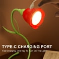 thumbnail image 6 of 100Fens Unique Wireless Flower Desk Lamp Flexible Gooseneck Rechargeable LED Lamp With USB Charging Port 3 Color Modes And Stepless Dimming For Office Desk Decor, 6 of 8