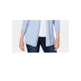 thumbnail image 3 of Karen Scott Women's Petite Open-Front Cardigan Blue Size Medium, 3 of 3