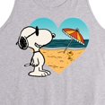 thumbnail image 2 of Peanuts - Summer Edition - Snoopy Hearts the Beach - Men's Jersey Tank Top, 2 of 4