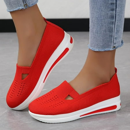 

Spring And Summer New Casual Shoes Women s Flat Breathable Casual Mesh Shoes