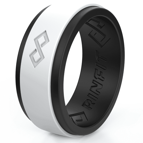 Rinfit-Air High-quality Silicone Wedding Ring for Men. Soft Silicone Rubber Bands by Rinfit