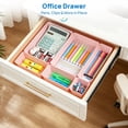 thumbnail image 6 of Sindcom 26 PCS Drawer Organizers，Pink Plastic Stackable Organizer Bins and Vanity Organizer, 6 of 6
