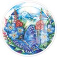 thumbnail image 1 of Cuadros Decorativos Mural de flores de lirio, borlas rosadas, forma especial, pintura de diamantes DIY, colgantes para el hogar Likrtyny embutido en tela, 1 of 9