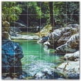 thumbnail image 1 of Picture-Tiles.com: River Ceramic Tile Wall Mural WAL500910-66L. 48"W x 48"H using (36) 8" x 8" Ceramic Tiles-Satin Finish, 1 of 3