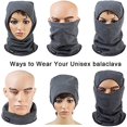 thumbnail image 6 of REDESS Balaclava Face Mask for Men/Women,Warm Fleece Windproof Ski Mask and Motorcycle,Warmer Winter Sports Cap Grey, 6 of 6