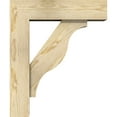 thumbnail image 3 of Ekena Millwork 6"W x 20"D x 24"H Funston Block Rough Sawn Bracket w/ Offset Brace, Douglas Fir, 3 of 25
