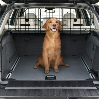 Universal Adjustable Metal Dog Car Barrier For SUV Trunk - Pet Divider Safety Gate (XXL)