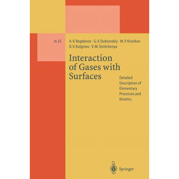Lecture Notes in Physics Monographs Interaction of Gases with Surfaces: Detailed Description of Elementary Processes and Kinetics, Book 25, (Paperback)