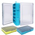 thumbnail image 3 of Yihuala Double Side Tackle Carrying Case Large Clear Fishing Lures Storage Box Water Tackle Organizers Tackle Tool Box, 3 of 9