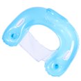 thumbnail image 3 of Flotador inflable para piscina con portavasos y asas, tumbona, balsa para adultos, fiesta en la piscina, diversión acuática de verano, 3 of 7