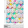 thumbnail image 3 of LHSHID Super Soft Baseball Blanket Throw Baseball Ball Blankets Lightweight Flannel Warm Cozy Football Blanket Gifts for Sport Fans Kids Adults 30"x40", 3 of 7