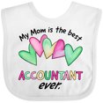 thumbnail image 3 of Inktastic My Mom is the Best Accountant Ever Boys or Girls Baby Bib, 3 of 4